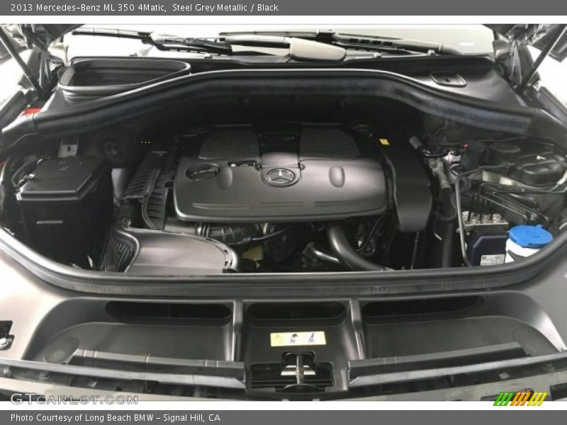 Steel Grey Metallic / Black 2013 Mercedes-Benz ML 350 4Matic