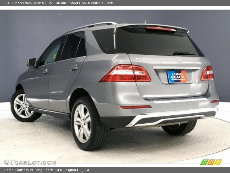 Steel Grey Metallic / Black 2013 Mercedes-Benz ML 350 4Matic