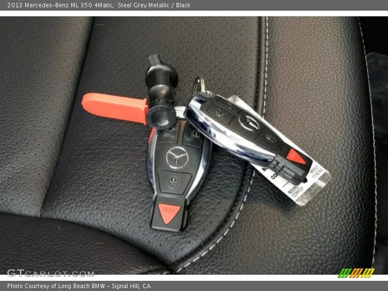 Steel Grey Metallic / Black 2013 Mercedes-Benz ML 350 4Matic