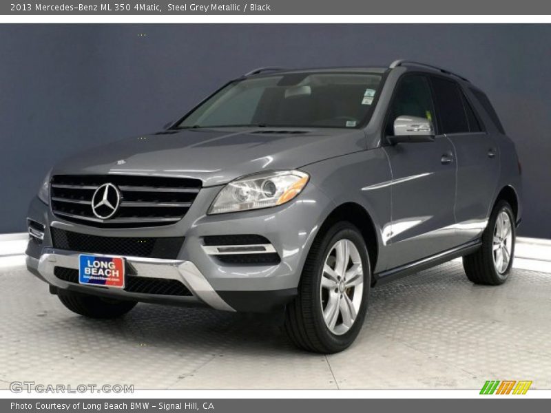 Steel Grey Metallic / Black 2013 Mercedes-Benz ML 350 4Matic
