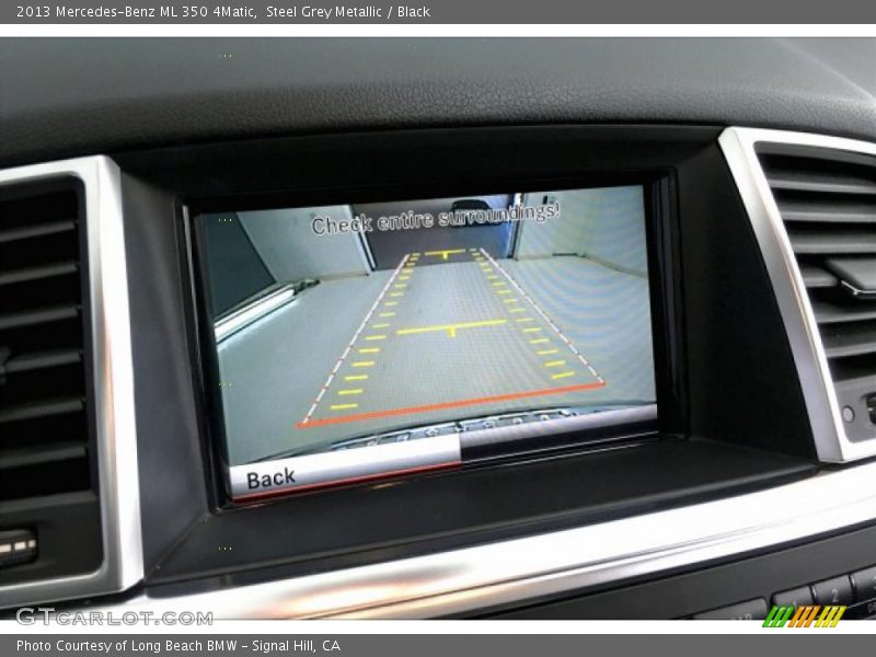 Steel Grey Metallic / Black 2013 Mercedes-Benz ML 350 4Matic