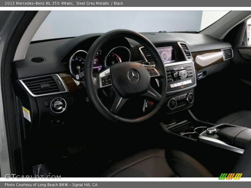 Steel Grey Metallic / Black 2013 Mercedes-Benz ML 350 4Matic
