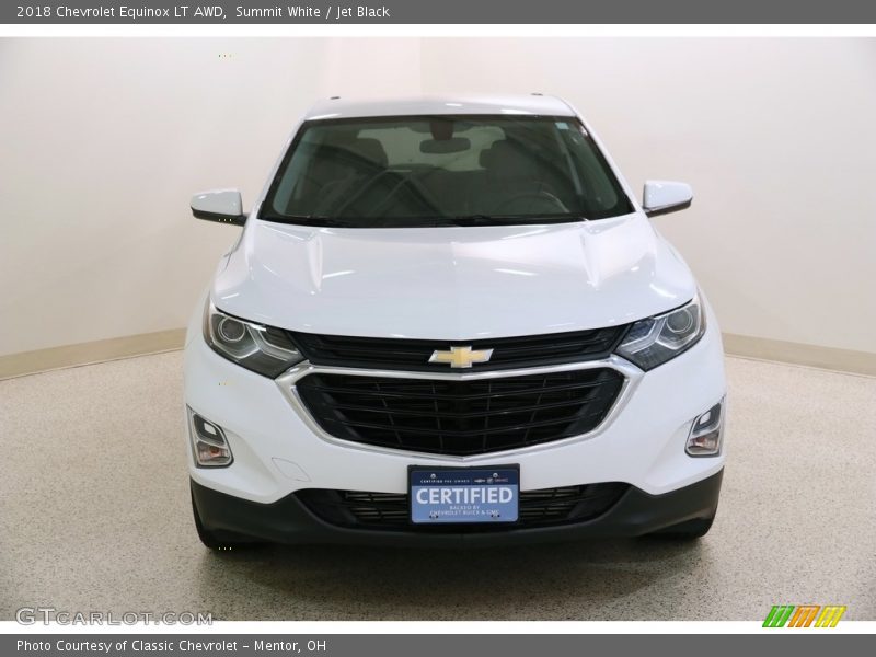 Summit White / Jet Black 2018 Chevrolet Equinox LT AWD