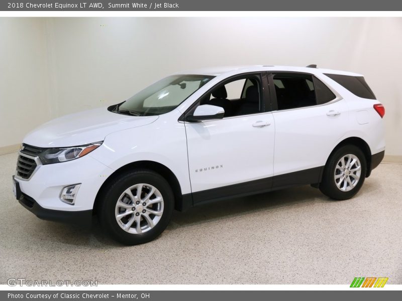 Summit White / Jet Black 2018 Chevrolet Equinox LT AWD