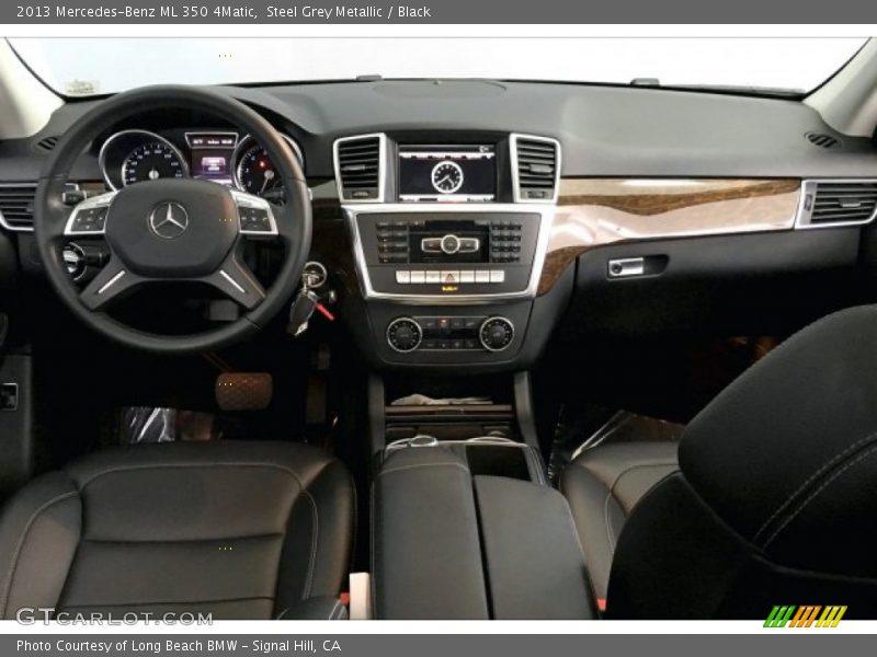Steel Grey Metallic / Black 2013 Mercedes-Benz ML 350 4Matic