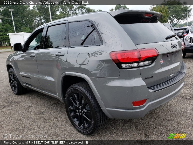 Sting-Gray / Black 2020 Jeep Grand Cherokee Altitude 4x4