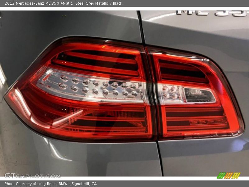 Steel Grey Metallic / Black 2013 Mercedes-Benz ML 350 4Matic