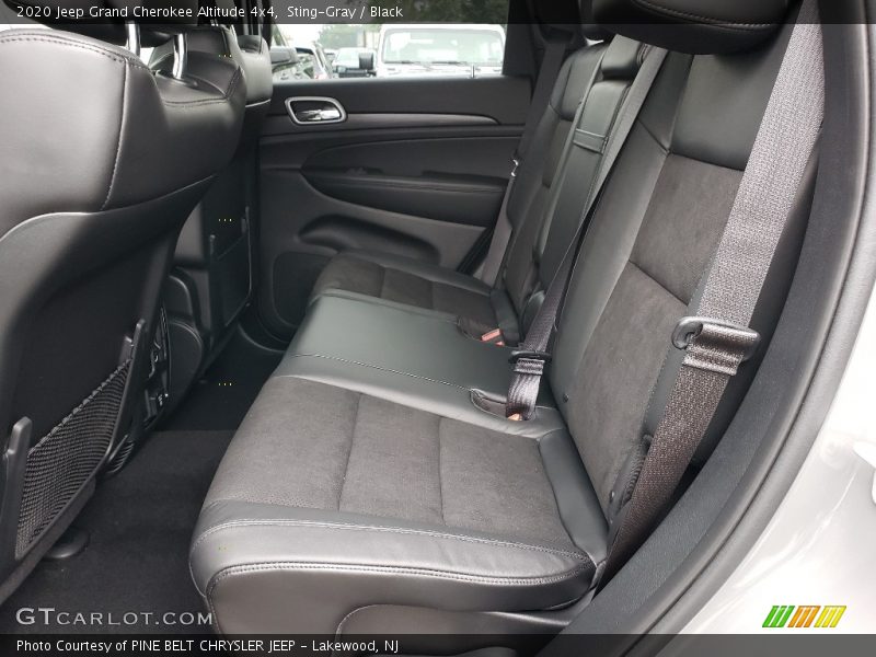 Rear Seat of 2020 Grand Cherokee Altitude 4x4