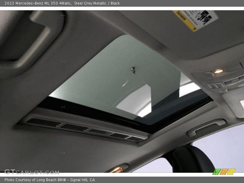 Steel Grey Metallic / Black 2013 Mercedes-Benz ML 350 4Matic