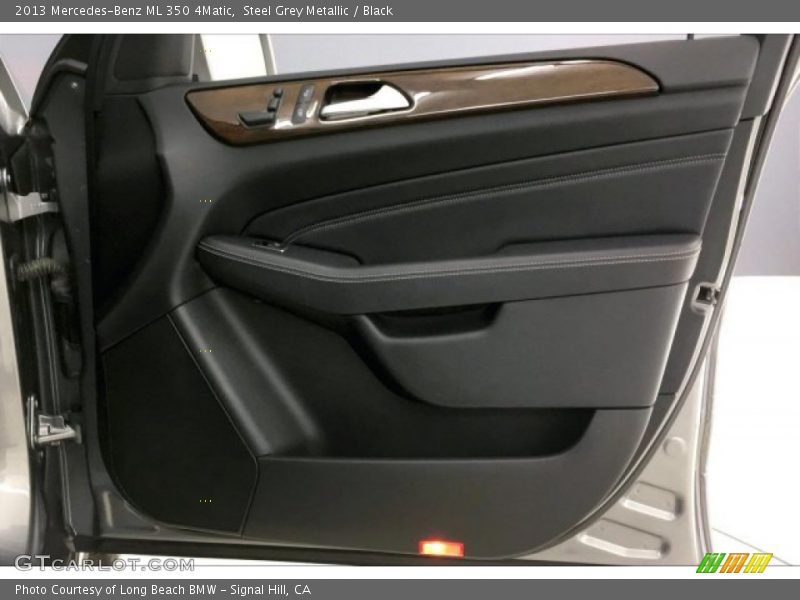 Steel Grey Metallic / Black 2013 Mercedes-Benz ML 350 4Matic