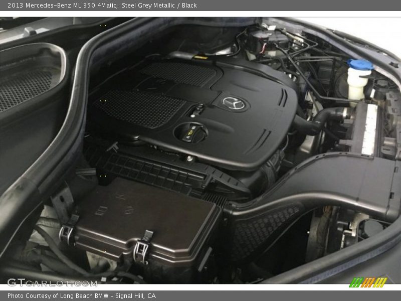 Steel Grey Metallic / Black 2013 Mercedes-Benz ML 350 4Matic