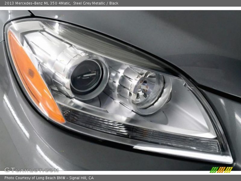 Steel Grey Metallic / Black 2013 Mercedes-Benz ML 350 4Matic
