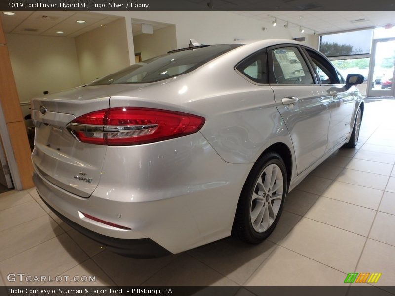 Ingot Silver / Ebony 2019 Ford Fusion Hybrid SE