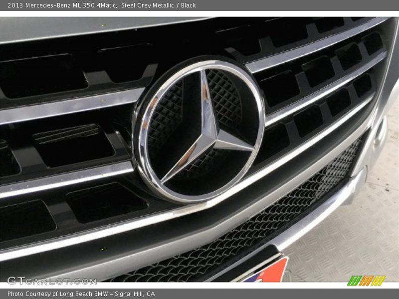 Steel Grey Metallic / Black 2013 Mercedes-Benz ML 350 4Matic