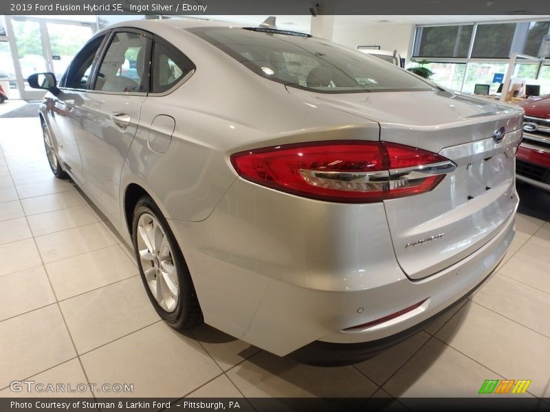 Ingot Silver / Ebony 2019 Ford Fusion Hybrid SE