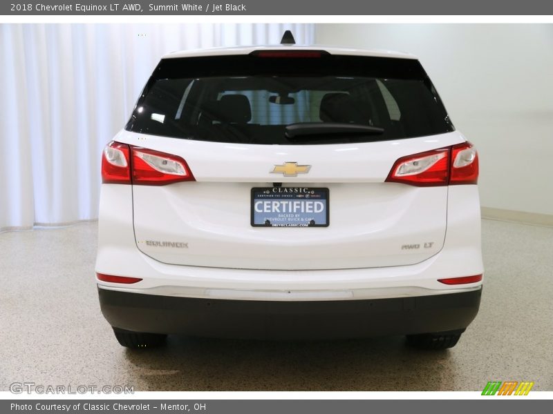 Summit White / Jet Black 2018 Chevrolet Equinox LT AWD