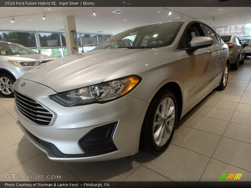 Ingot Silver / Ebony 2019 Ford Fusion Hybrid SE