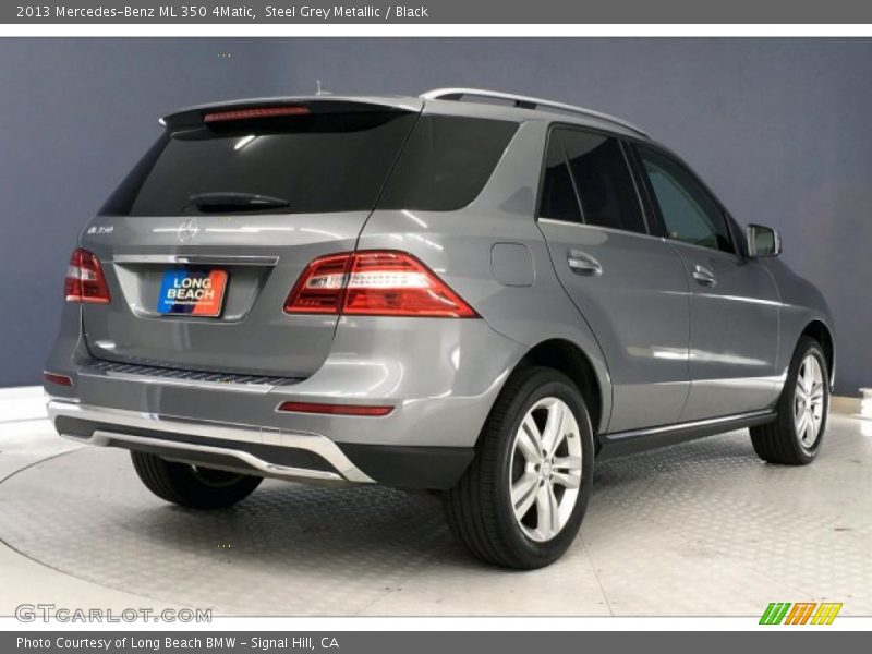 Steel Grey Metallic / Black 2013 Mercedes-Benz ML 350 4Matic