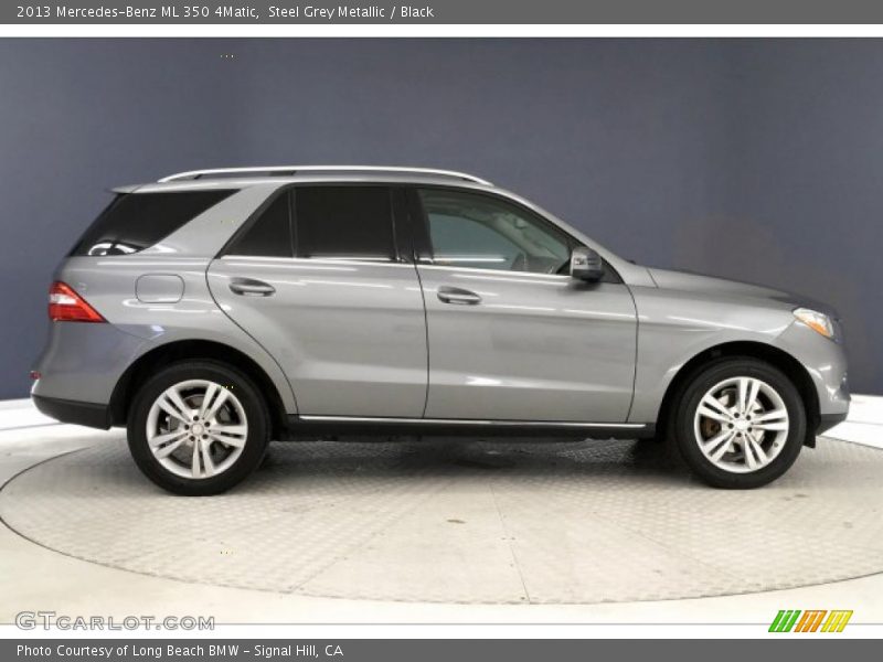 Steel Grey Metallic / Black 2013 Mercedes-Benz ML 350 4Matic