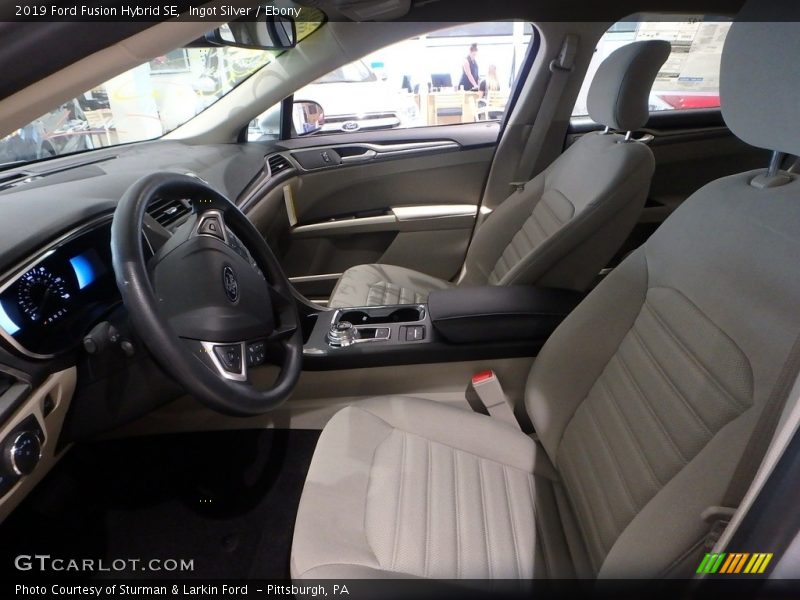 Ingot Silver / Ebony 2019 Ford Fusion Hybrid SE