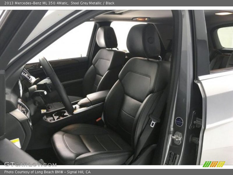Steel Grey Metallic / Black 2013 Mercedes-Benz ML 350 4Matic