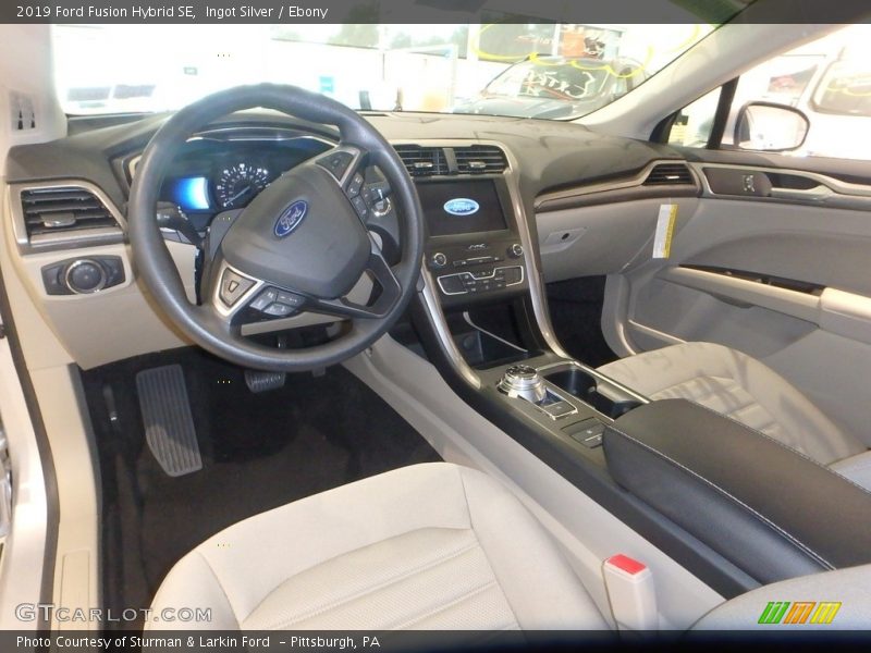 Ingot Silver / Ebony 2019 Ford Fusion Hybrid SE