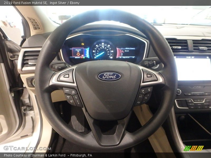 Ingot Silver / Ebony 2019 Ford Fusion Hybrid SE