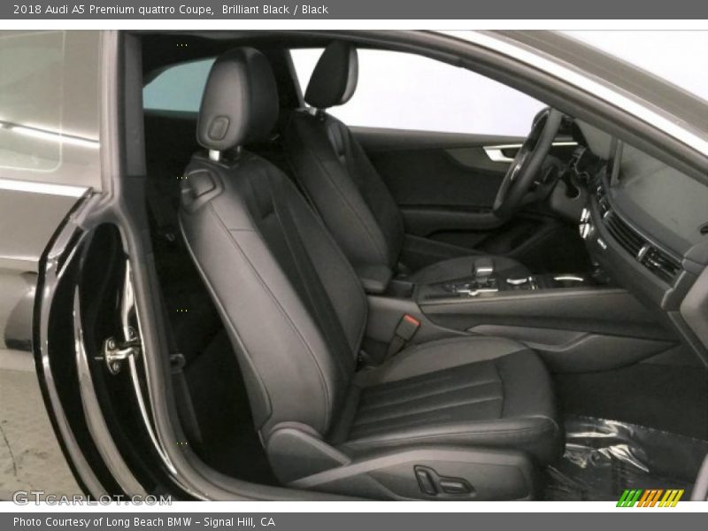 Front Seat of 2018 A5 Premium quattro Coupe