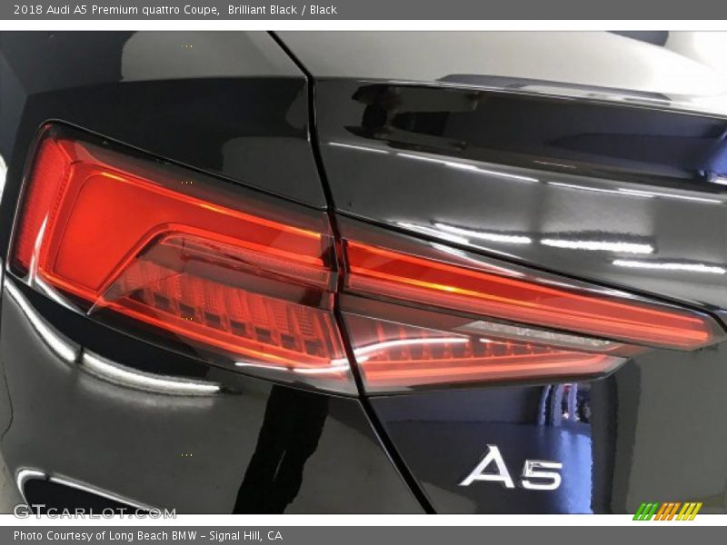 Brilliant Black / Black 2018 Audi A5 Premium quattro Coupe
