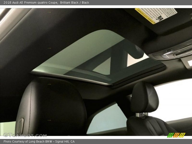 Brilliant Black / Black 2018 Audi A5 Premium quattro Coupe