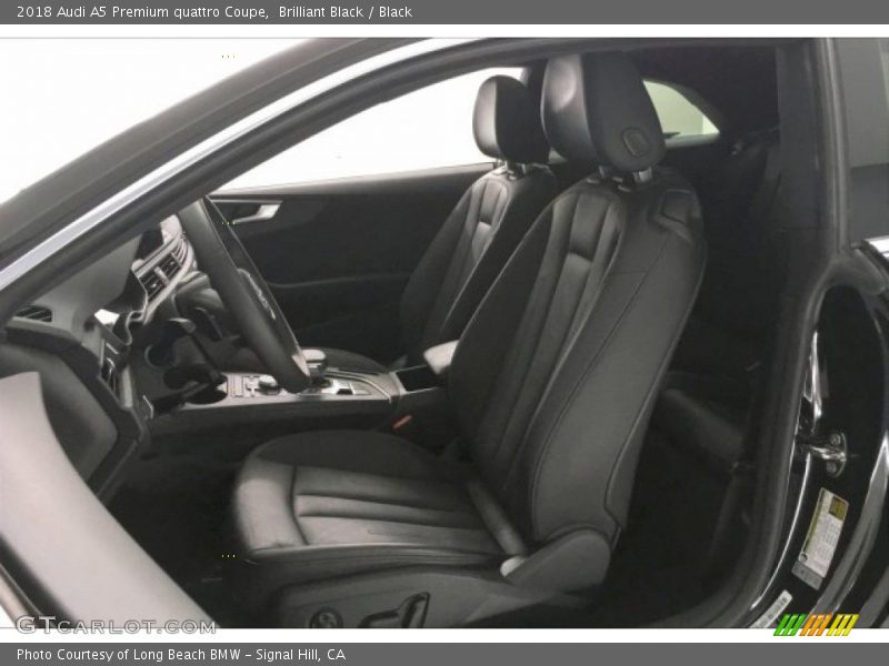 Brilliant Black / Black 2018 Audi A5 Premium quattro Coupe