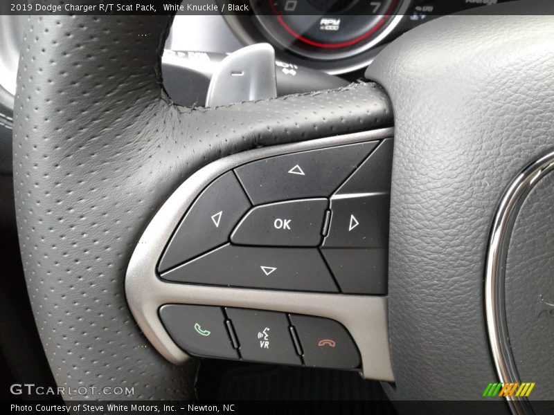 White Knuckle / Black 2019 Dodge Charger R/T Scat Pack