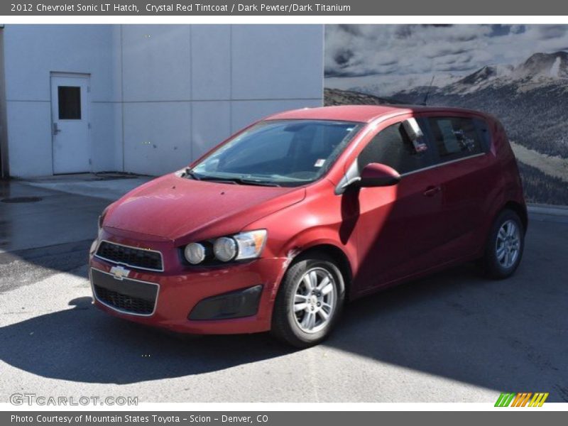 Crystal Red Tintcoat / Dark Pewter/Dark Titanium 2012 Chevrolet Sonic LT Hatch