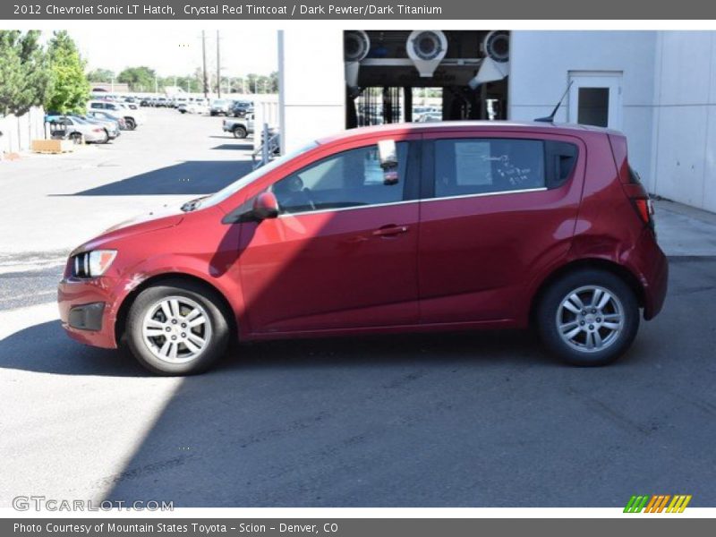 Crystal Red Tintcoat / Dark Pewter/Dark Titanium 2012 Chevrolet Sonic LT Hatch