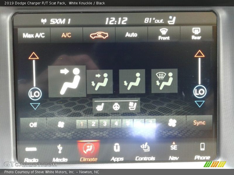 White Knuckle / Black 2019 Dodge Charger R/T Scat Pack