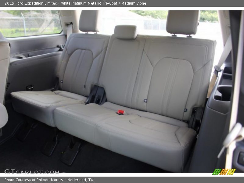 White Platinum Metallic Tri-Coat / Medium Stone 2019 Ford Expedition Limited