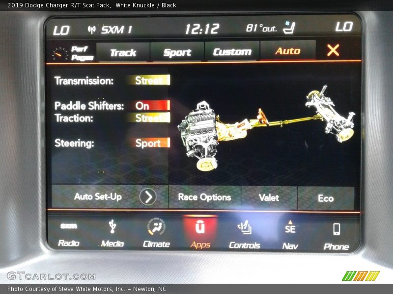 White Knuckle / Black 2019 Dodge Charger R/T Scat Pack