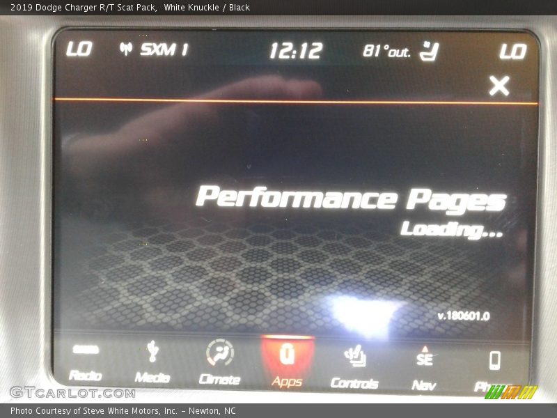 White Knuckle / Black 2019 Dodge Charger R/T Scat Pack