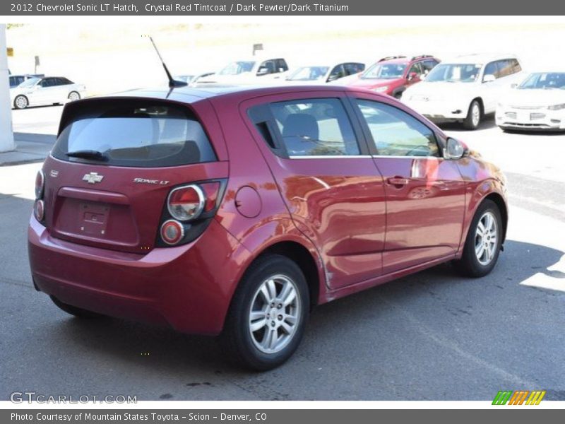 Crystal Red Tintcoat / Dark Pewter/Dark Titanium 2012 Chevrolet Sonic LT Hatch