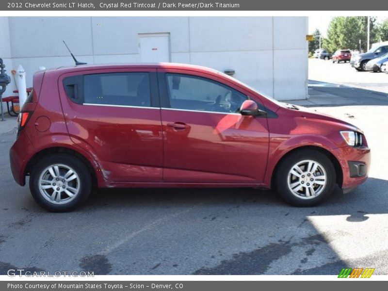 Crystal Red Tintcoat / Dark Pewter/Dark Titanium 2012 Chevrolet Sonic LT Hatch