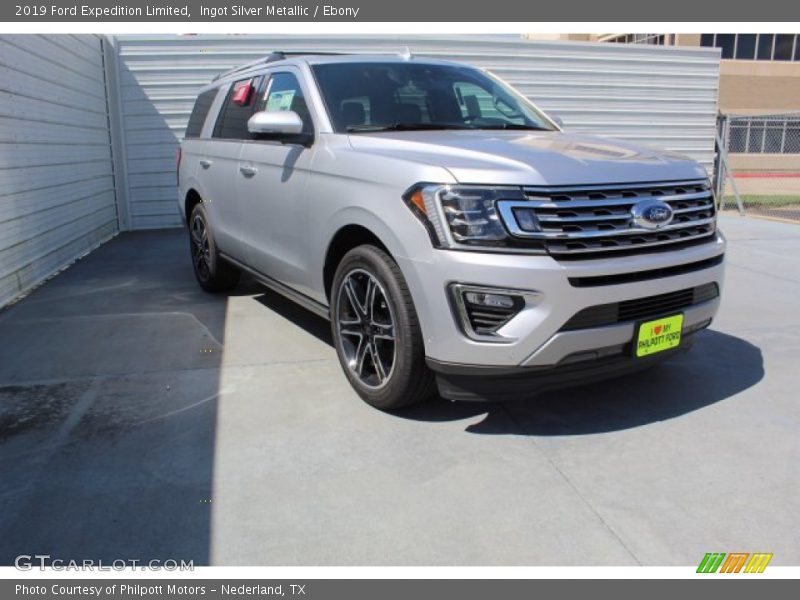 Ingot Silver Metallic / Ebony 2019 Ford Expedition Limited