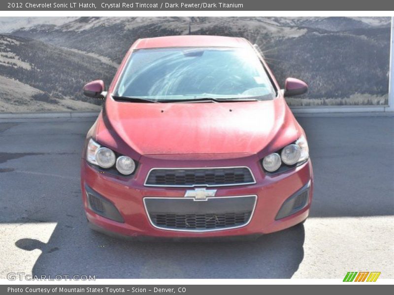 Crystal Red Tintcoat / Dark Pewter/Dark Titanium 2012 Chevrolet Sonic LT Hatch