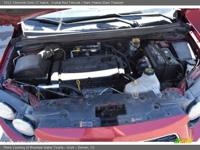 Crystal Red Tintcoat / Dark Pewter/Dark Titanium 2012 Chevrolet Sonic LT Hatch