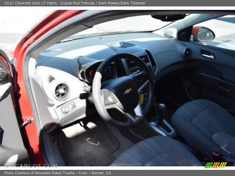 Crystal Red Tintcoat / Dark Pewter/Dark Titanium 2012 Chevrolet Sonic LT Hatch