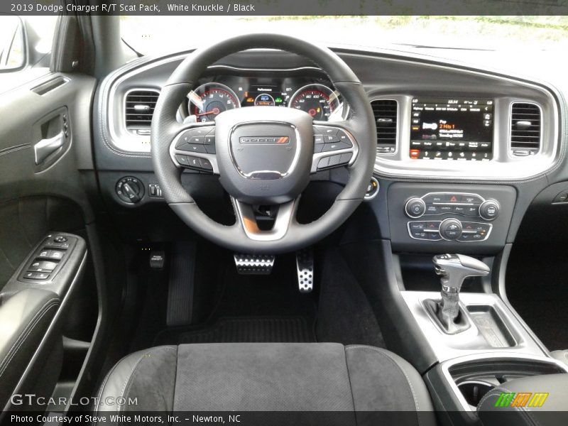 White Knuckle / Black 2019 Dodge Charger R/T Scat Pack