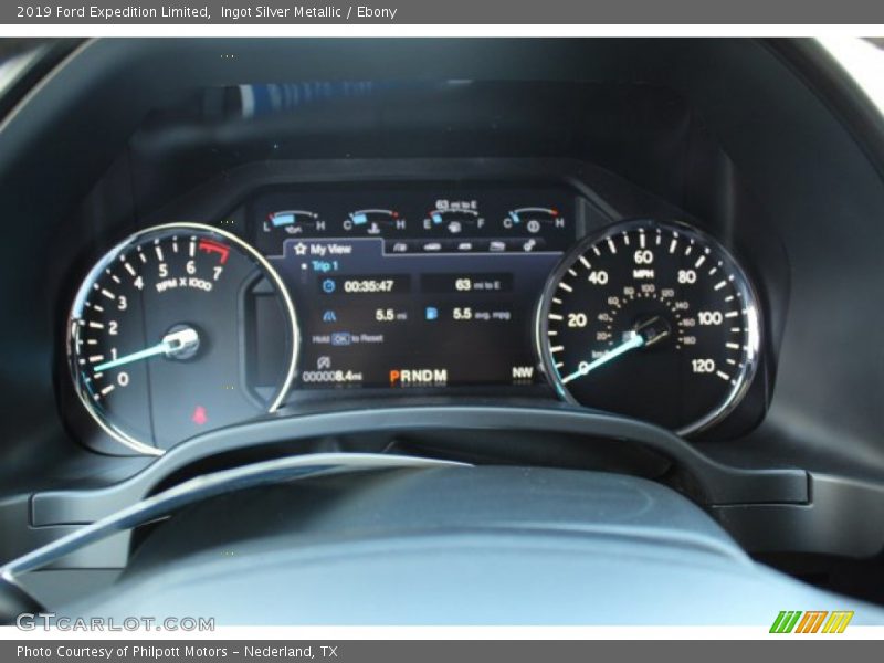 Ingot Silver Metallic / Ebony 2019 Ford Expedition Limited