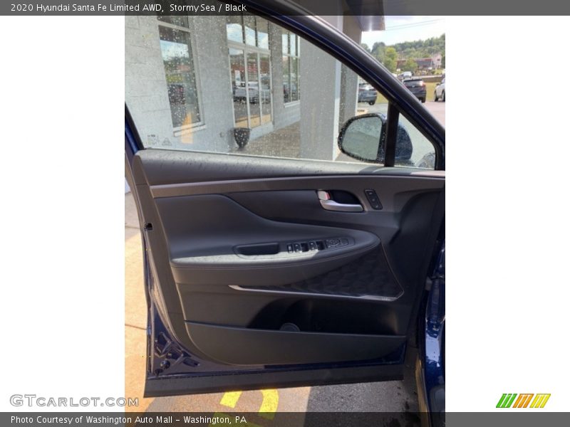 Stormy Sea / Black 2020 Hyundai Santa Fe Limited AWD
