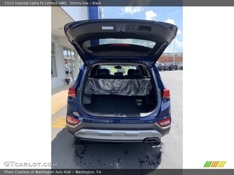Stormy Sea / Black 2020 Hyundai Santa Fe Limited AWD