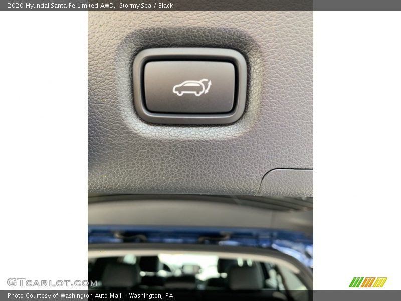Stormy Sea / Black 2020 Hyundai Santa Fe Limited AWD