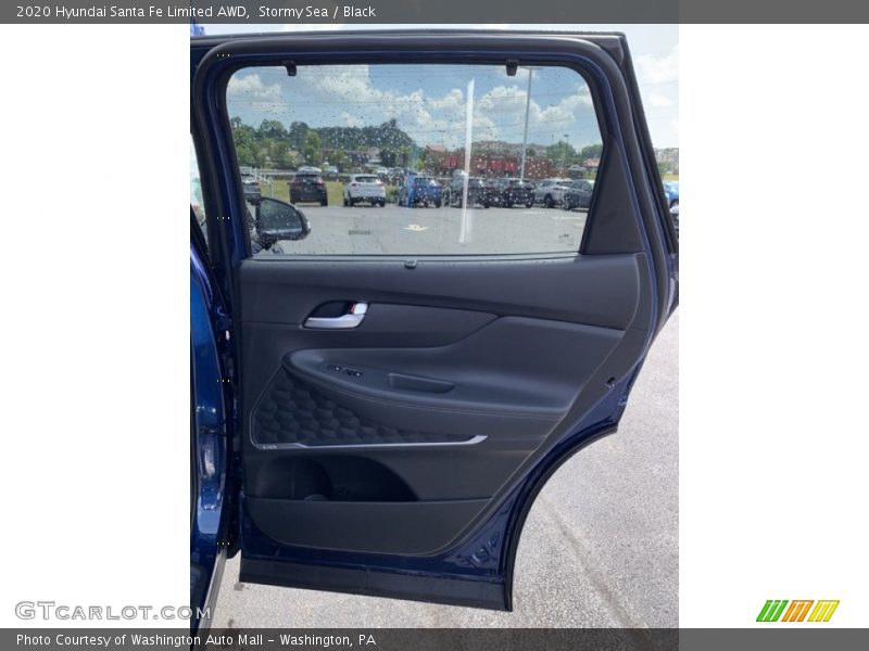 Stormy Sea / Black 2020 Hyundai Santa Fe Limited AWD